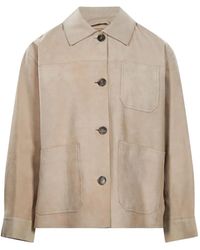 Weekend by Maxmara - Veste Ghiera Boutonnée À Poches Plaquées - Lyst