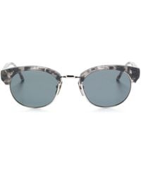 Thom Browne - Oval-frame Sunglasses - Lyst