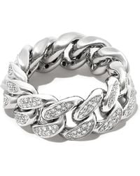 SHAY - 18K Diamond Flat-Link Ring - Lyst