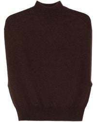 Semicouture - Maglia Verity High-Neck Sleeveless Top - Lyst