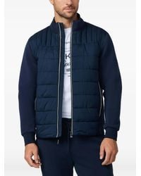 Hackett - Estate Hybrid Quilted Zip-Up Jacket - Lyst
