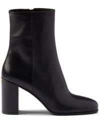 Prada - Stiefeletten Aus Leder 85Mm - Lyst