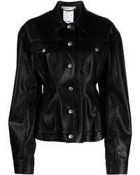Stella McCartney - Schmale Jacke Mit Knöpfen - Lyst