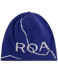 ROA - Beanie Mit Logo - Lyst