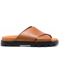 Camper - Brutus Crossover-strap Leather Sandals - Lyst
