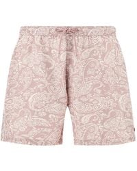 Paul & Shark - Shark Paisley Print Swim Shorts - Lyst