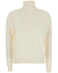 SOLOCASCMIR - Roll-Neck Knitted Sweater - Lyst