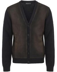 Prada - Cardigan En Laine - Lyst
