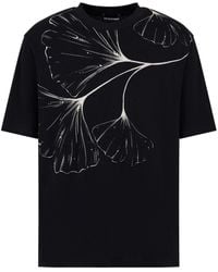 Emporio Armani - Camisa con estampado Nature - Lyst