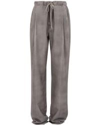 Maison Margiela - Drawstring Straight-Leg Trousers - Lyst