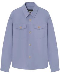 Versace - Surchemise En Gabardine - Lyst