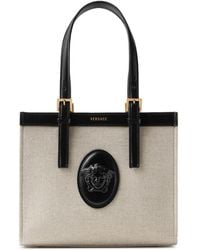 Versace - Borsa Tote Rivière Medusa Cameo Mini - Lyst