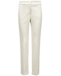 Peserico - Elasticated-Waistband Tailored Trousers - Lyst