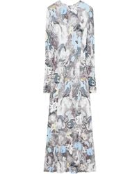 Tory Burch - Midikleid mit Print - Lyst