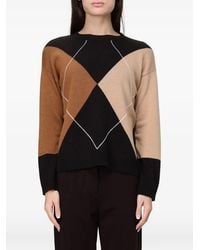 Kangra - Pullover Aus Argyle-Intarsienstrick - Lyst