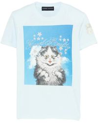 BARBARA BOLOGNA - Cat-Print T-Shirt - Lyst