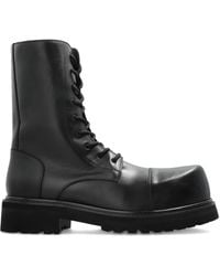 Vetements - Lace-Up Round-Toe Boots - Lyst