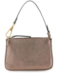 Gianni Chiarini - Brooke Maxi-Grain Leather Shoulder Bag - Lyst