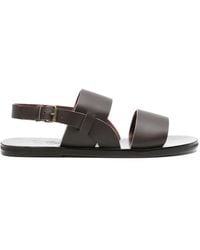 Ancient Greek Sandals - Irodotos Flat Leather Sandals - Lyst