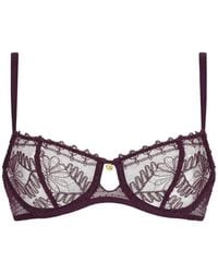 Aubade - Mystery Of Love Lace-Embroidered Bra - Lyst