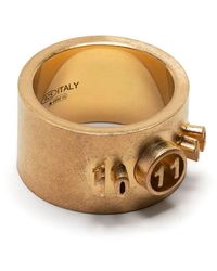 Maison Margiela - Anillo En Plata Con Detalle De Relieve - Lyst