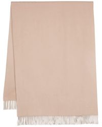 Max Mara - Logo-embroidered Cashmere Scarf - Lyst