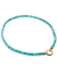 Monica Vinader - Kissing Moon Amazonite Capture Necklace - Lyst