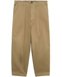 Comme des Garçons - Tapered-leg Cropped Trousers - Lyst