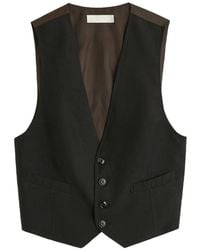Our Legacy - Chaleco Con Botones Y Cuello En V - Lyst