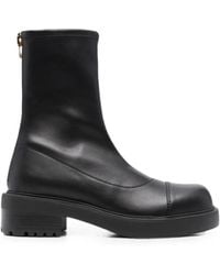 Giuseppe Zanotti - Zip-Embellishment Ankle Boots - Lyst