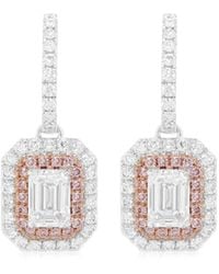 HYT Jewelry - 18Kt Diamond Drop Earrings - Lyst