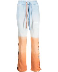 Mauna Kea - Lace-Up Detail Cotton Track Pants - Lyst