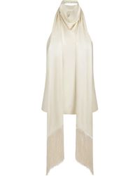 Nina Ricci - Top Met Halternek En Franje - Lyst