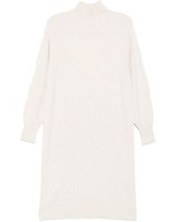Marc O' Polo - High-Neck Long-Sleeve Midi Dress - Lyst