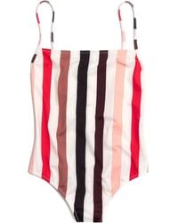 Solid & Striped - The Chelsea Striped Swimsuit - Lyst