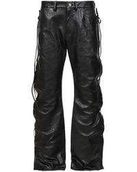 Vetements - O-Leg Lace-Up Straight-Leg Trousers - Lyst
