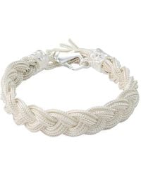 Emanuele Bicocchi - Ice Braided Bracelet - Lyst