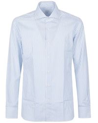 Orian - Stripe-Pattern Shirt - Lyst