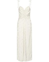 ROTATE BIRGER CHRISTENSEN - Robe-Nuisette Longue À Design Drapé - Lyst