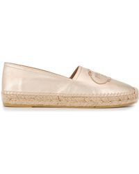 prada metallic espadrilles