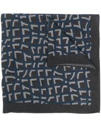Tagliatore - Geometric-print Wool-cashmere Foulard - Lyst