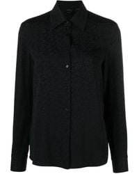 Pinko - Logo-Jacquard Shirt - Lyst