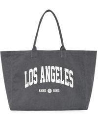 Anine Bing - Leo Canvas Tote Los Angeles University - Lyst