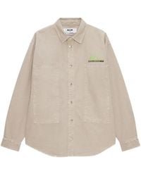 MSGM - Camisa Con Bolsillos Con Botones - Lyst