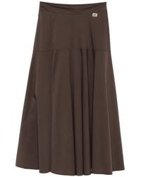 Carla G - Flared Midi Skirt - Lyst