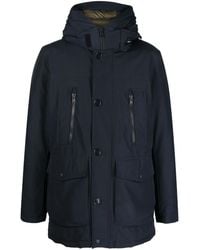 Woolrich - Dark Oversize Coat - Lyst
