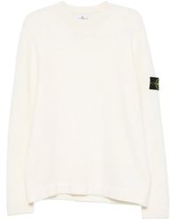 Stone Island - Compass-Motif Sweater - Lyst