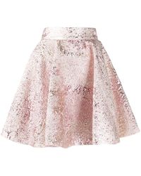 Dolce & Gabbana Бархатная Юбка - Розовый