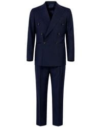 Franzese Collection - Costume Beckham À Boutonnière Croisée - Lyst