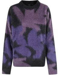 Roberto Collina - Patterned Crew-Neck Sweater - Lyst